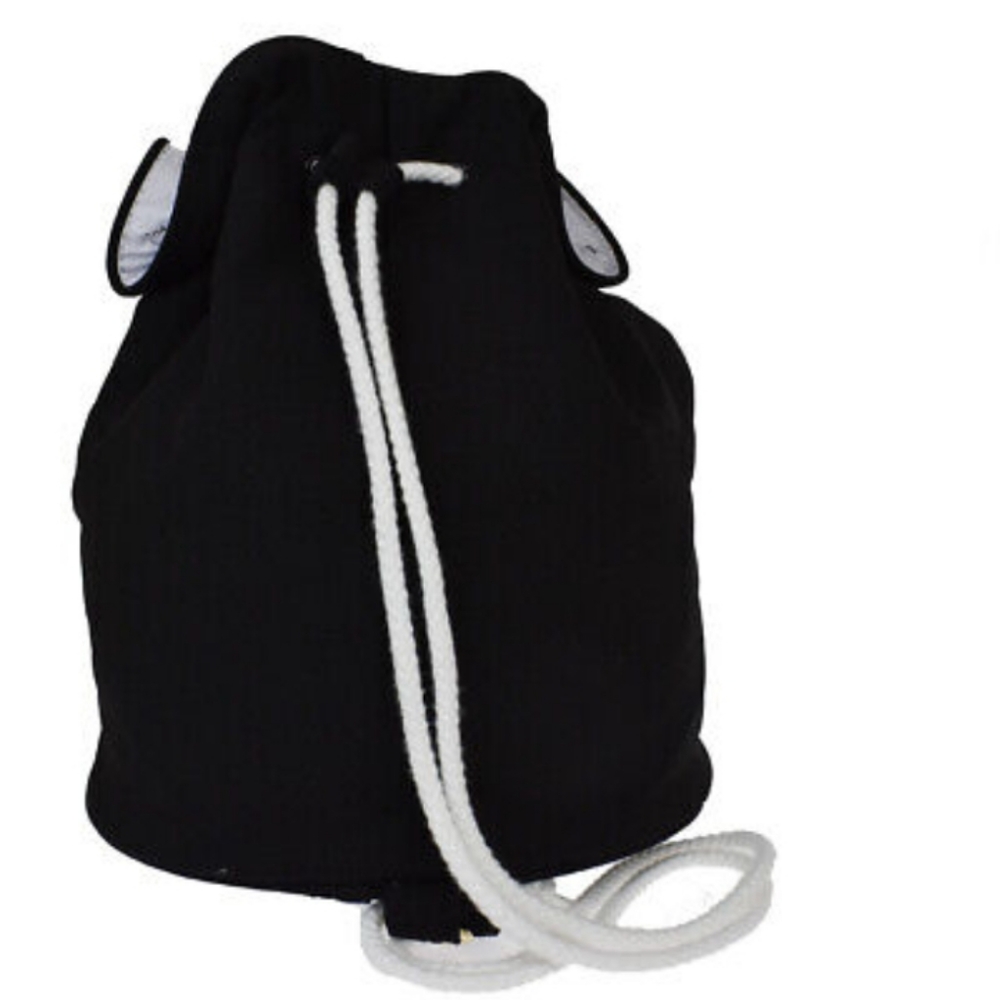 Chanel Black Canvas Bucket bag/bookbag - Picture 2 of 11